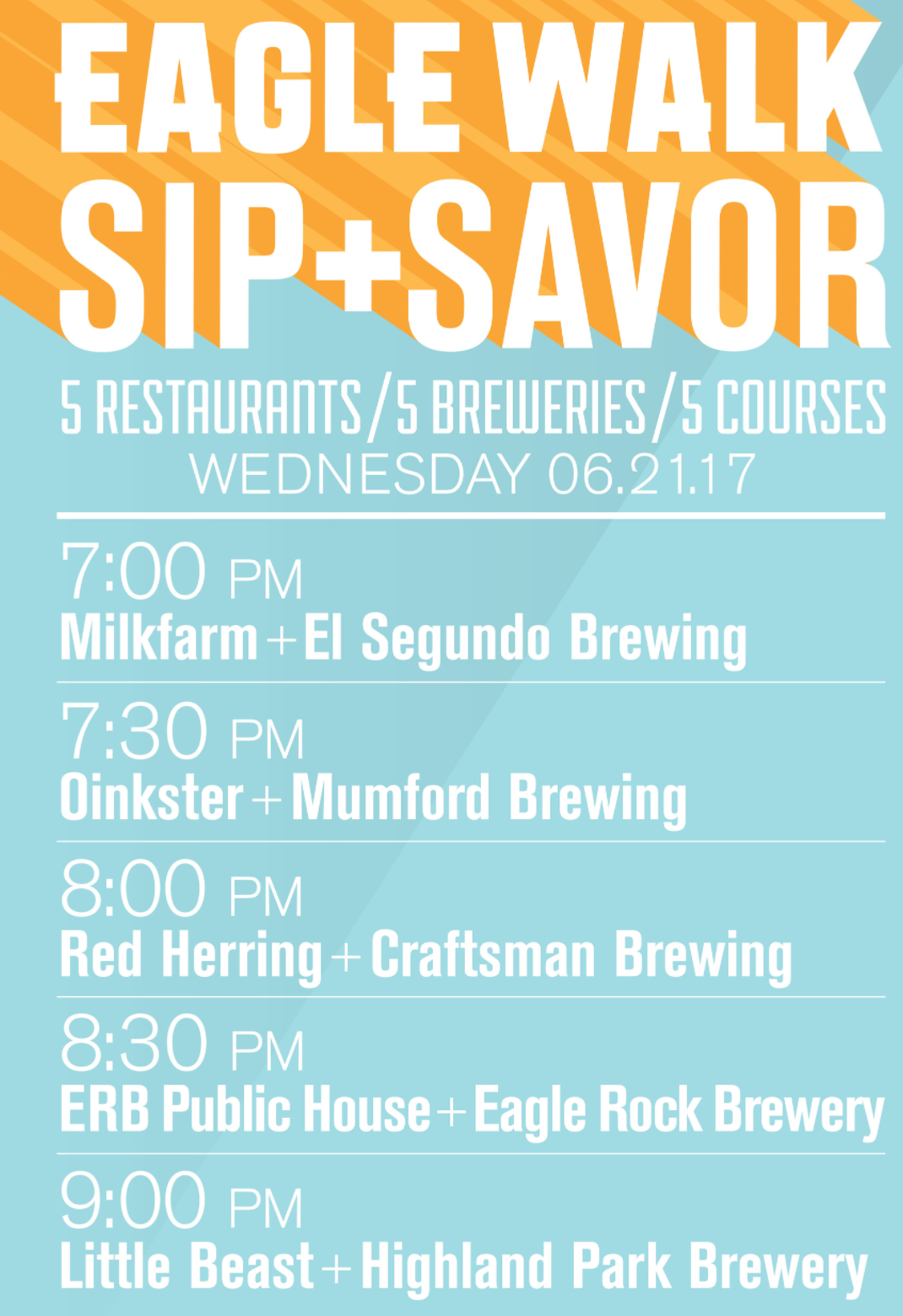 Eagle Walk Sip and Savor