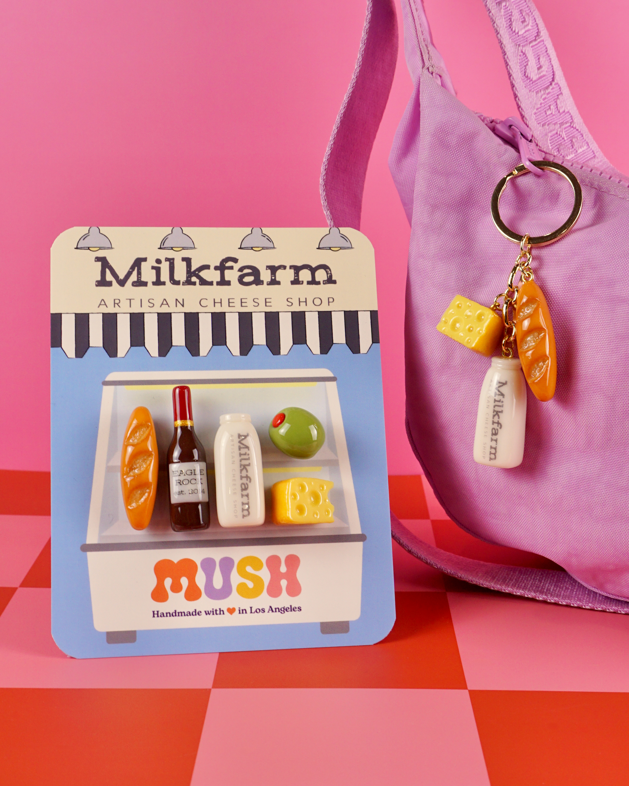 Milkfarm Magnet and keychain